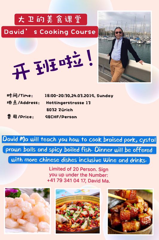 Cooking Class with Master Cook David Ma
